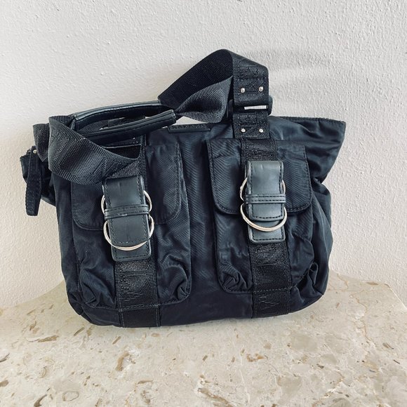 Ralph Lauren Handbags - RALPH LAUREN hand bag Black textile fibers hand bag